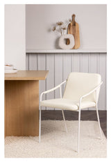 Dispute Dining chair, Beige, Beige PU