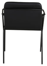 Dispute Dining chair, Black leatherette