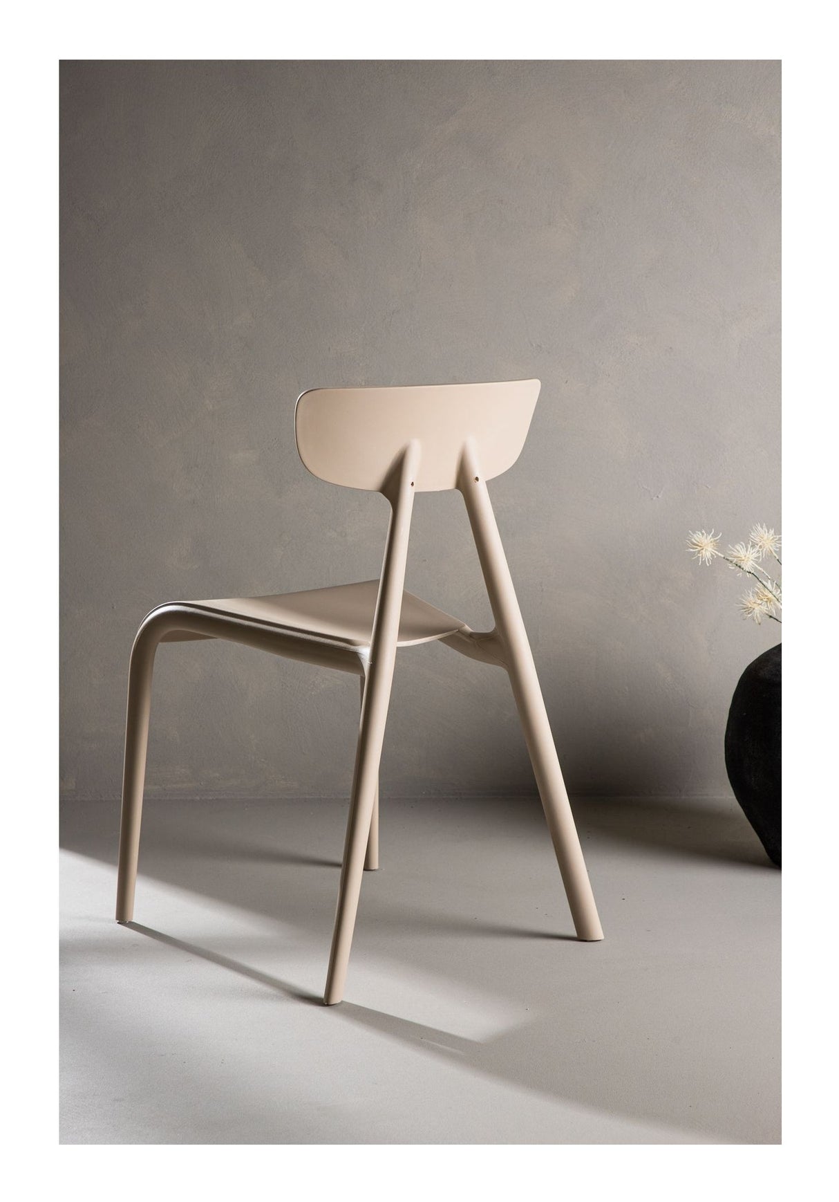 Ursholmen Dining chair, Plastic, Beige