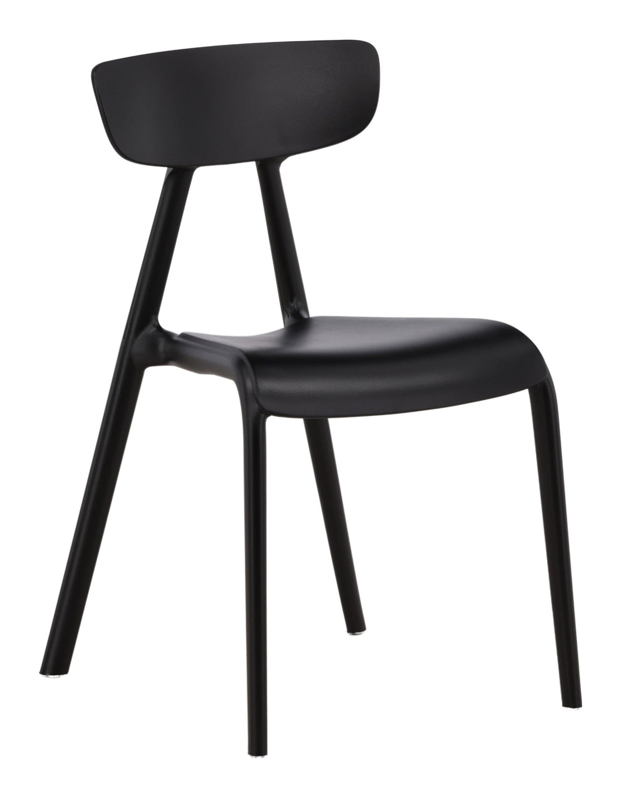 Ursholmen Dining chair, Plastic, Black