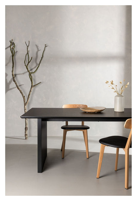 Vail Dining table 100x200 - Smoked black