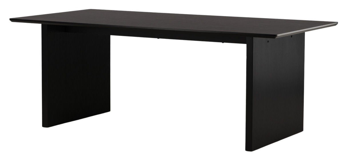 Vail Dining table 100x200 - Smoked black