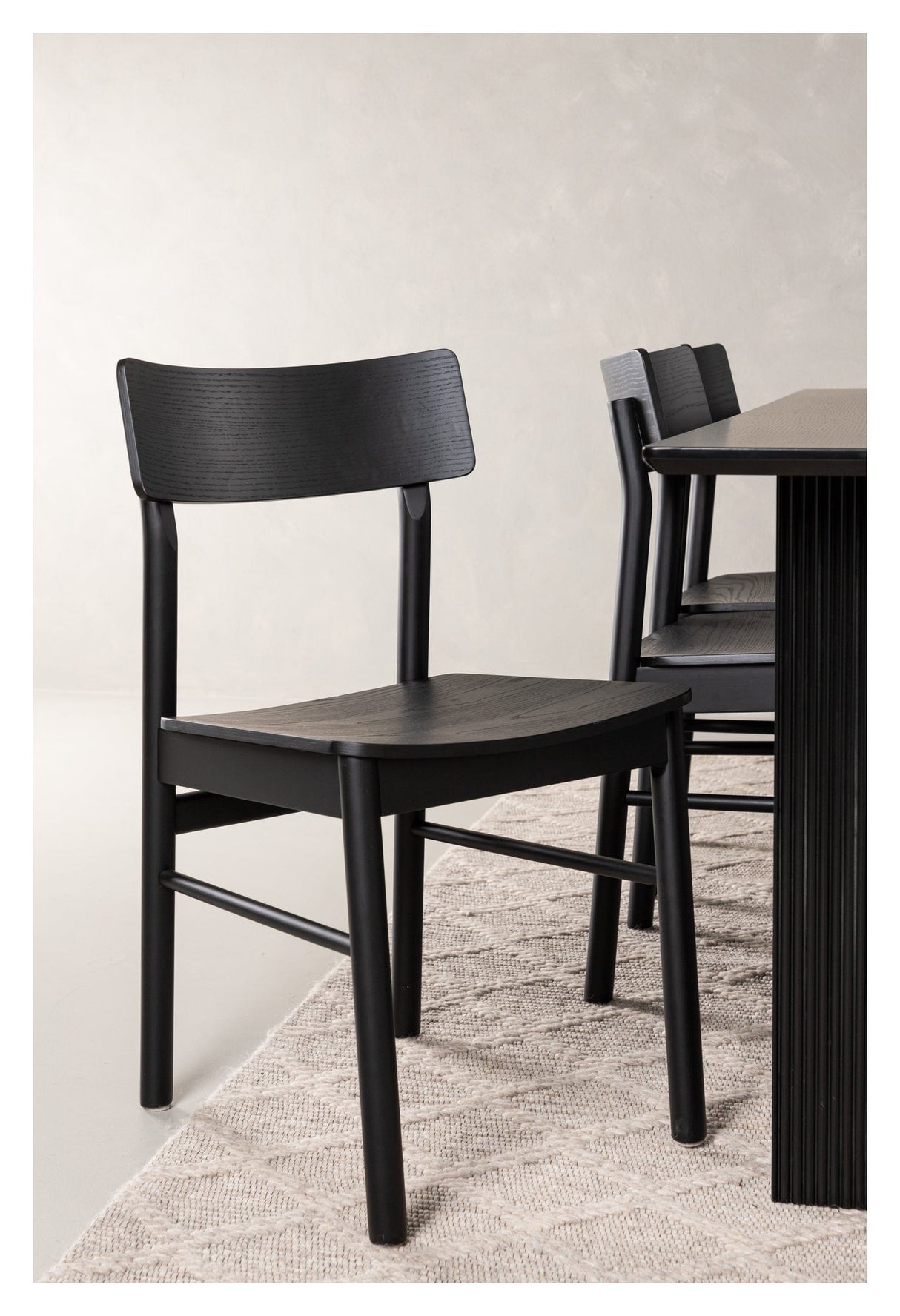 Vail Dining table with 6 Montros chairs - Nature