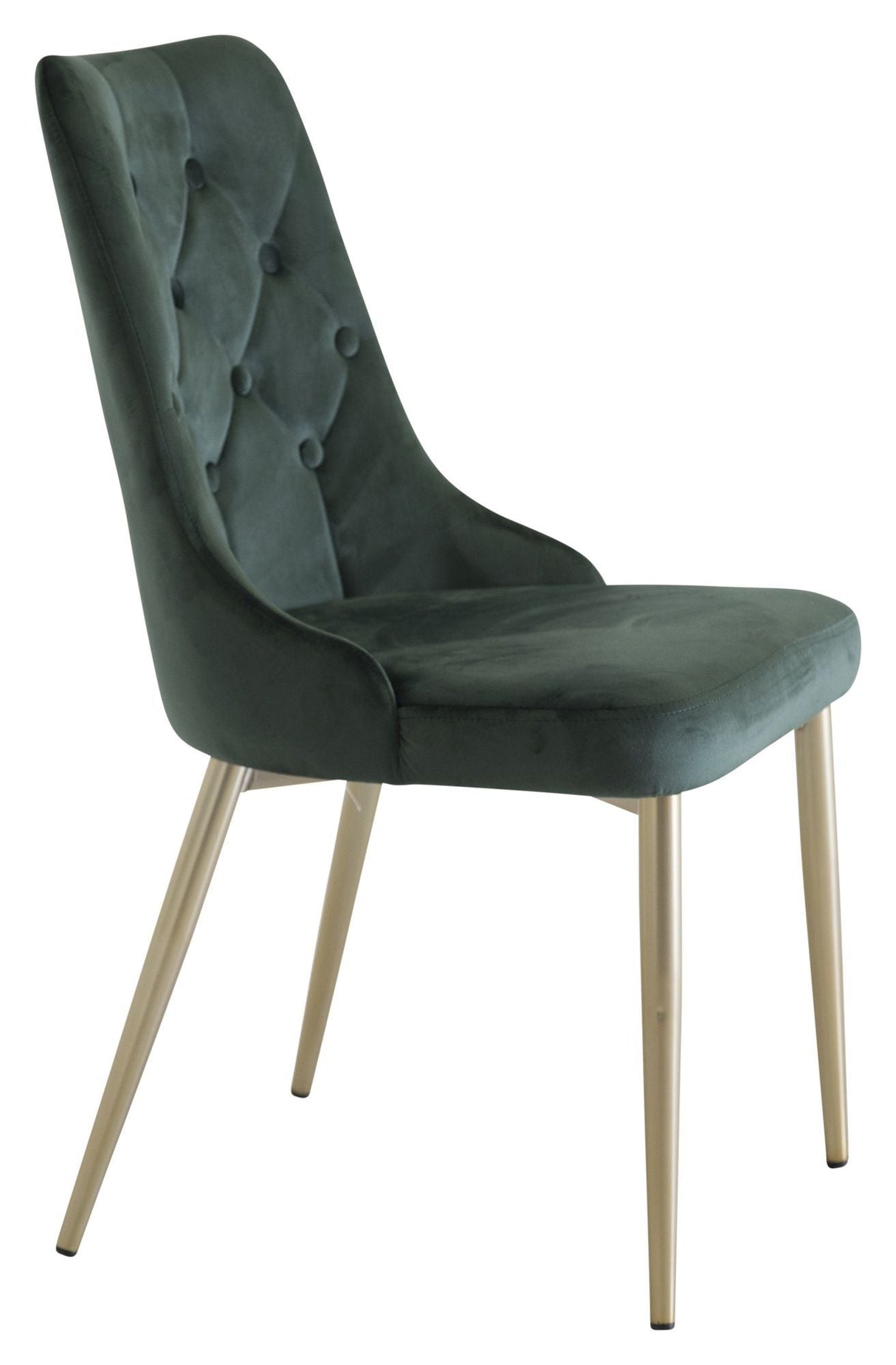 Velvet Deluxe Dining Chair, Green Velvet