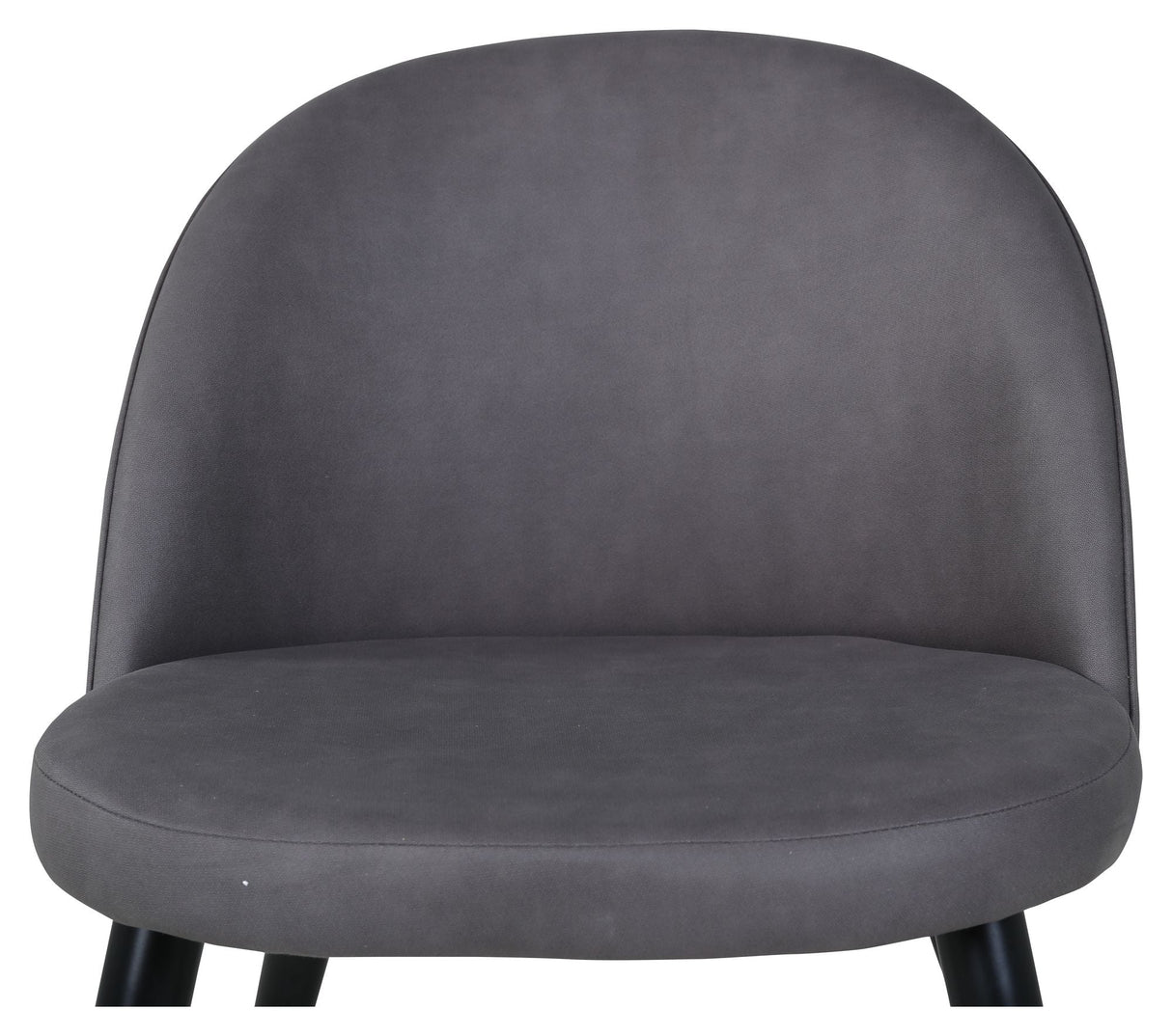 Velvet Stitches Dining Chair, Gray/Black