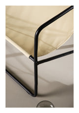 Vernon Lounge Chair, Steel, Beige