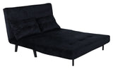 Vicky Sofa bed 120x190 - Black velvet