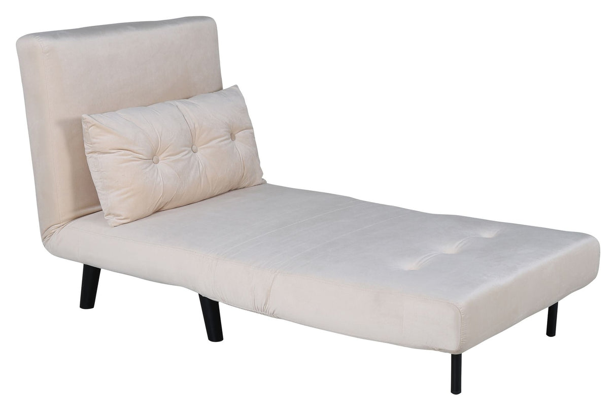 Vicky Sofa bed 73x190 - Beige velvet