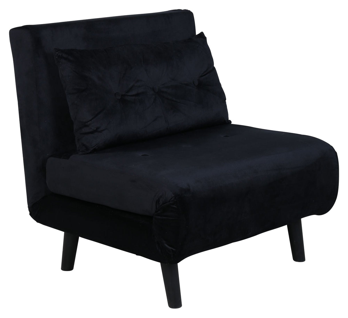 Vicky Sofa bed 73x190 - Black velvet