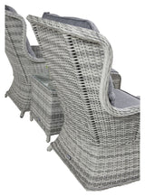 Vikelund Wicker Chairs Set, Gray w. Gray Cushion