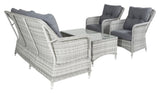 Vikelund, Sofa Set, Gray/Gray Cushion