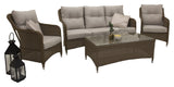 Vikelund, Sofa set, Nature/sand Cushion