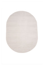 Vince, Carpet oval 230x160 - White