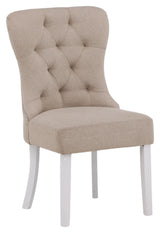 Vista Dining Chair - White/Beige