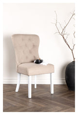 Vista Dining Chair - White/Beige