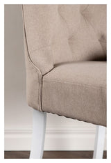 Vista Dining Chair - White/Beige