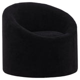 Warren Lounge Chair - Black Fleece