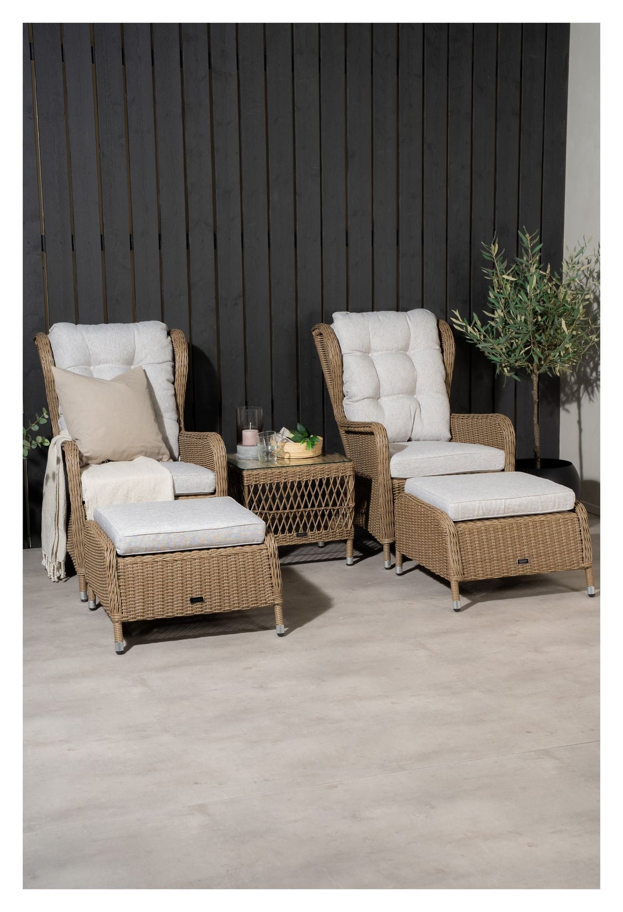 Washington Lounge Set - Nature/Sand