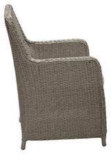 Wembley Garden Chair with armrests, Gray/Gray Cushion