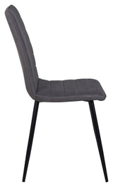 Windu Lyx Dining Chair, Gray/Black