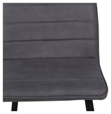 Windu Lyx Dining Chair, Gray/Black