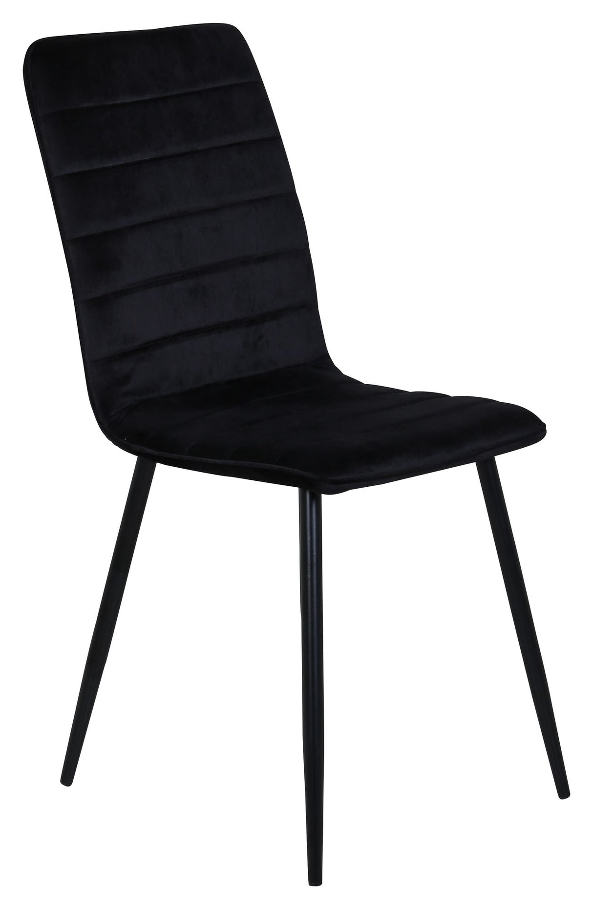 Windu Lyx Dining Chair, Black Velvet