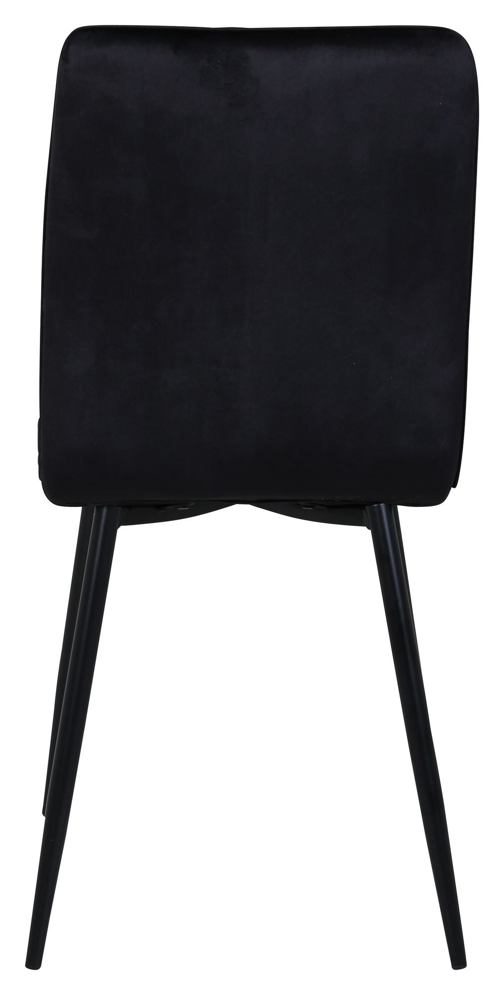 Windu Lyx Dining Chair, Black Velvet