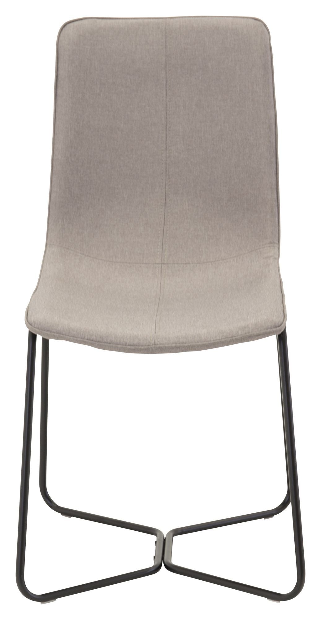 X-Chair Dining Chair, Gray Fabric