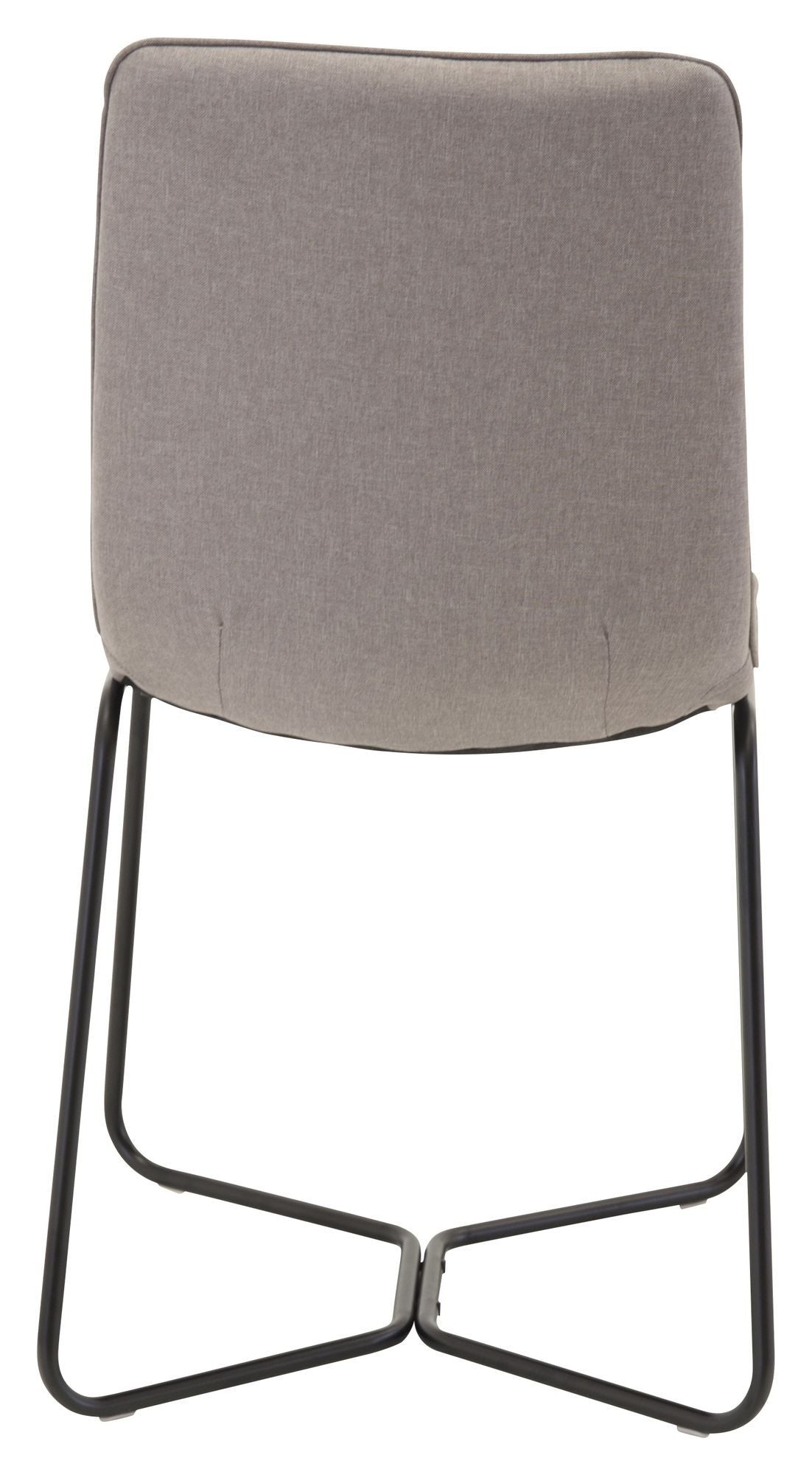 X-Chair Dining Chair, Gray Fabric