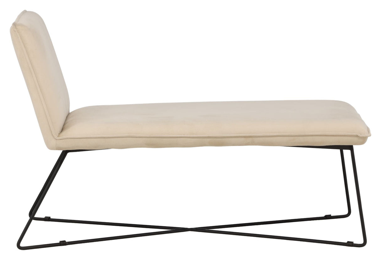 X-lounge Daybed - Beige velvet