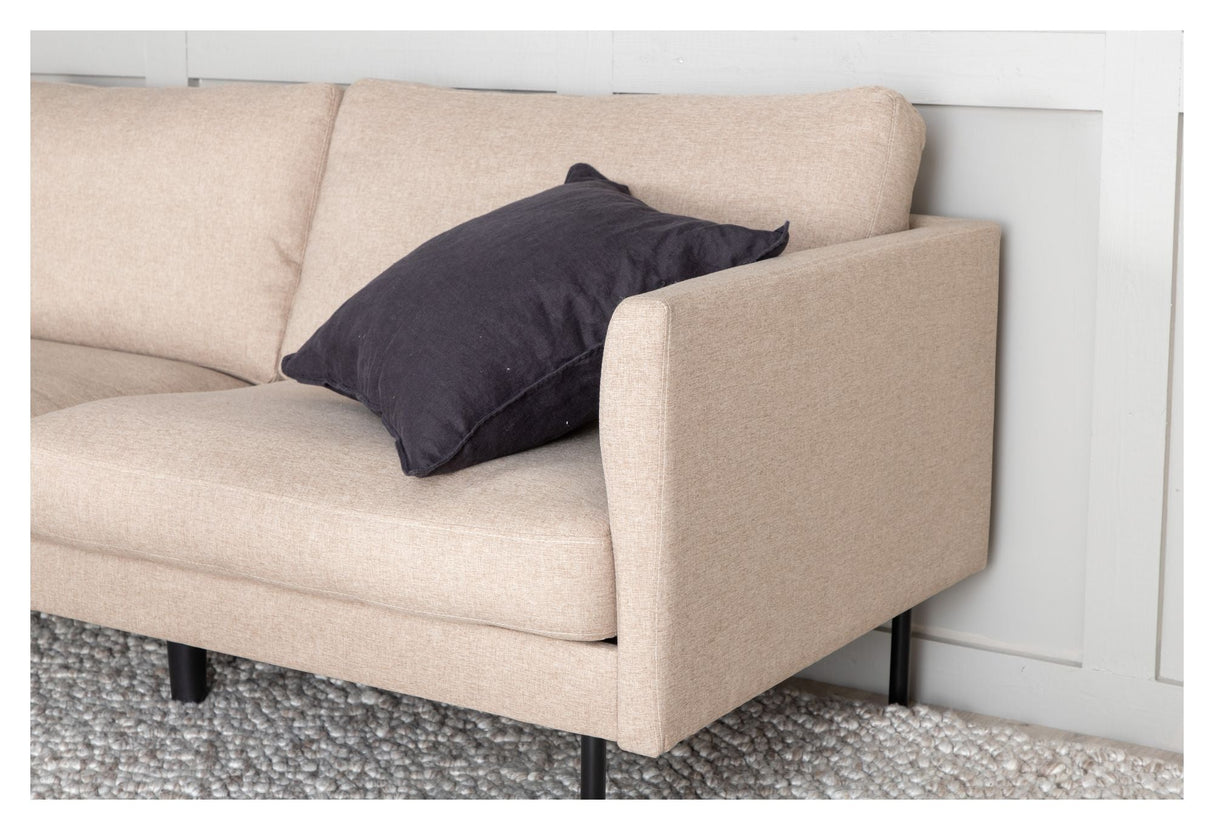 Zoom 2-seater sofa, Beige Fabric