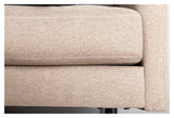 Zoom 2-seater sofa, Beige Fabric