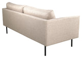 Zoom 2-seater sofa, Beige Fabric