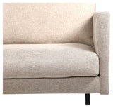 Zoom 2-seater sofa, Beige Fabric