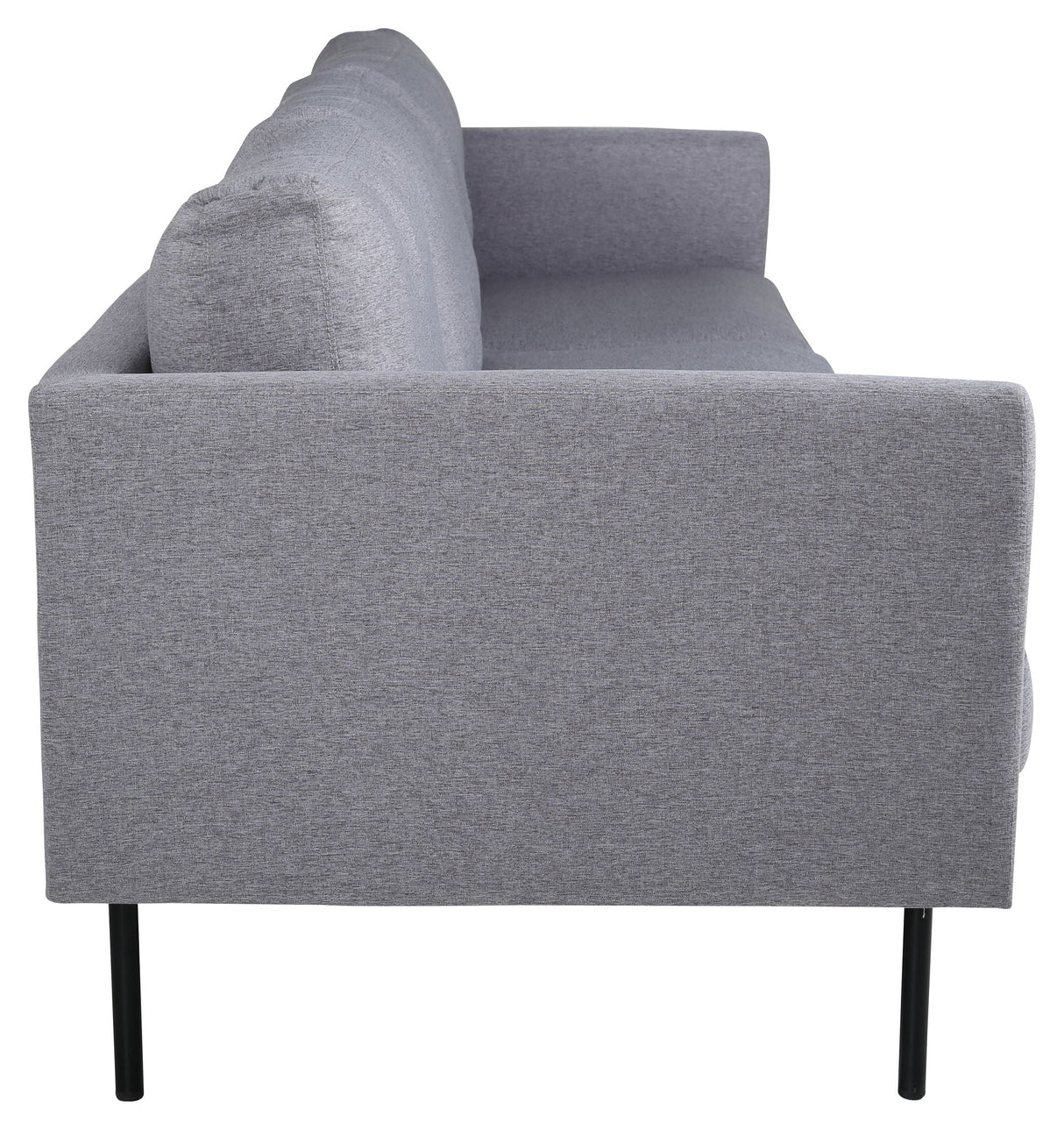 Zoom 3-seater. Sofa, Gray Fabric