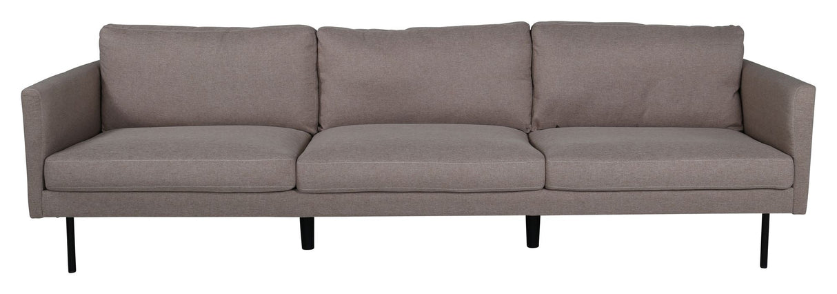 Zoom 3-seater. Sofa, Light Brown Fabric