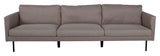 Zoom 3-seater. Sofa, Light Brown Fabric