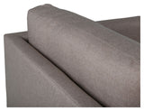 Zoom 3-seater. Sofa, Light Brown Fabric