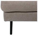 Zoom U-Sofa, Beige Fabric