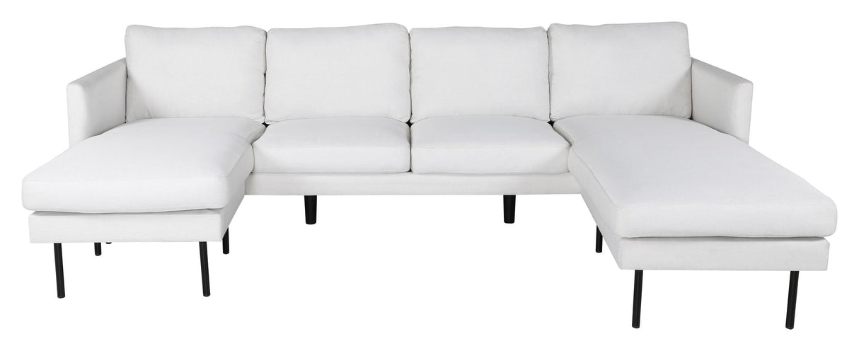 Zoom U-Sofa, Offwhite Fabric