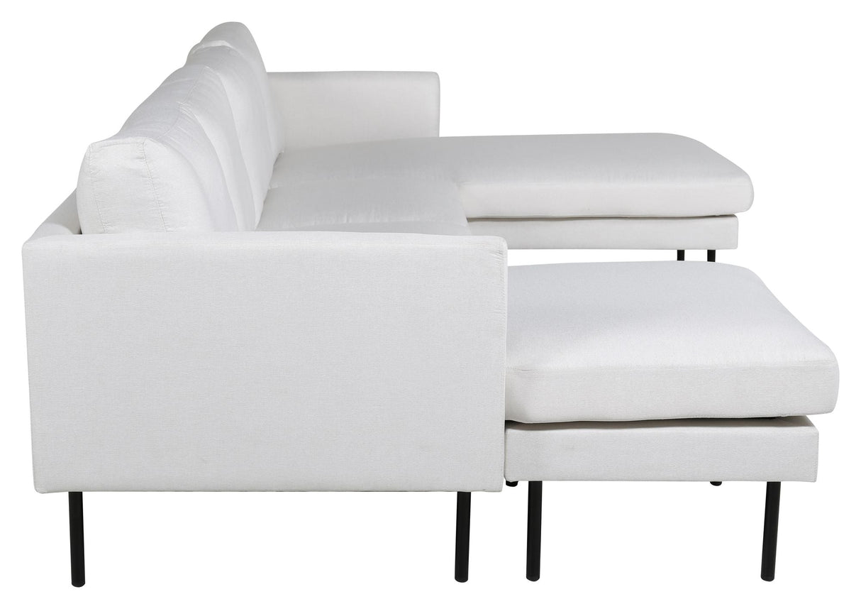 Zoom U-Sofa, Offwhite Fabric