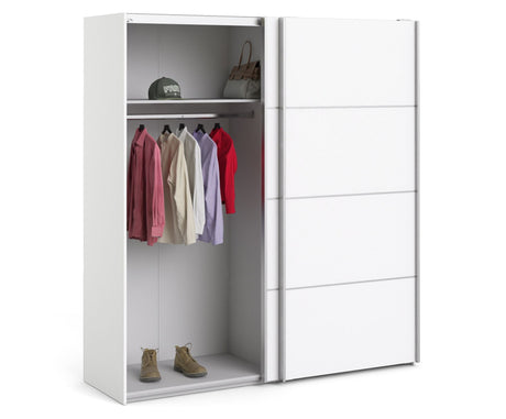 Verona Wardrobe - White B:182