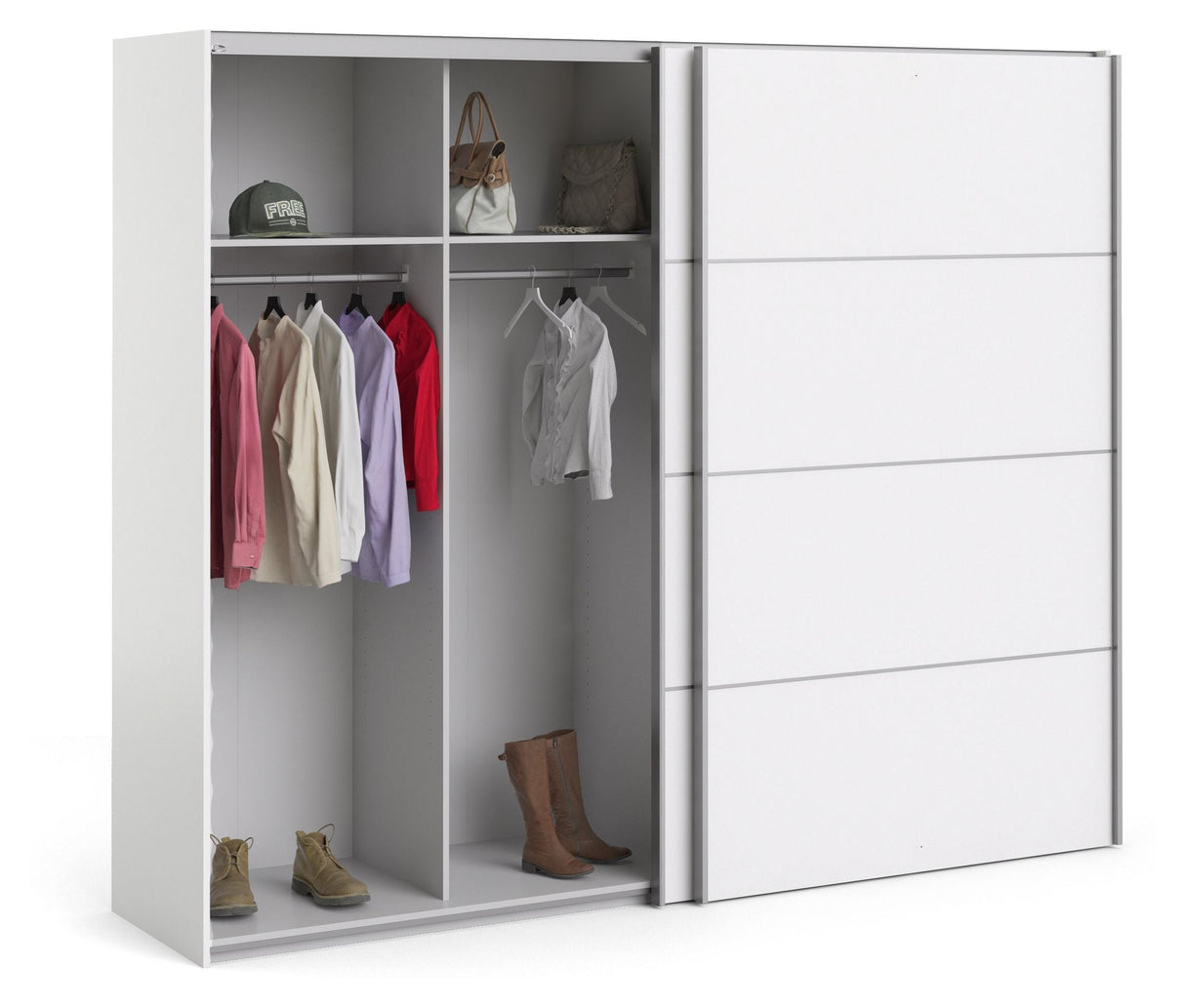 Verona Wardrobe - White B:242