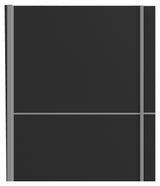 Verona Wardrobe w. sliding doors 8 panels - Mat Black B:122