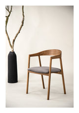 Långön Dining Chair, Oak, Brown