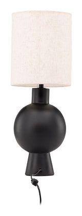 Mysterna Table Lamp, Concrete, Black