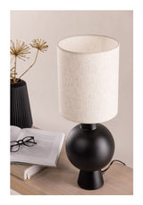 Mysterna Table Lamp, Concrete, Black