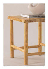 Noster Stool, Teak, Nature