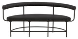 Stallhagen, Sofa bench - Black/leather