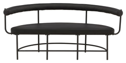 Stallhagen, Sofa bench - Black/leather